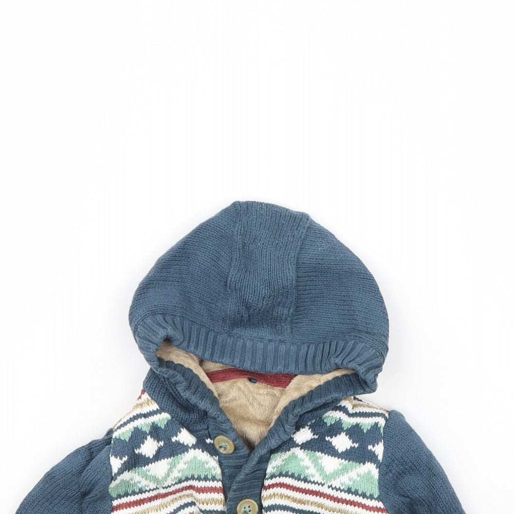 TU Boys Blue   Jacket  Size 6-9 Months