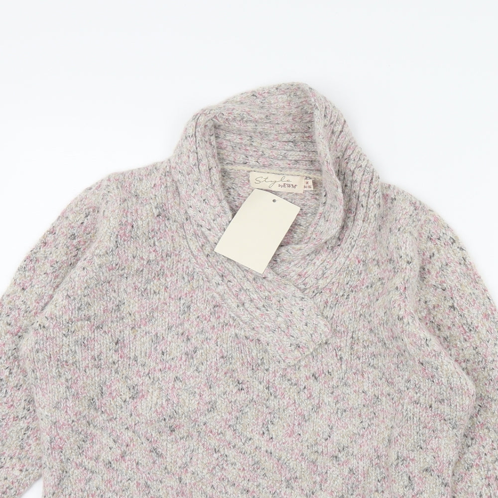 EWM Womens Pink   Pullover Jumper Size M