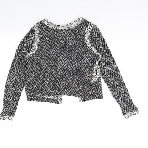 Miss Selfridge Womens Black Herringbone  Jacket  Size 12