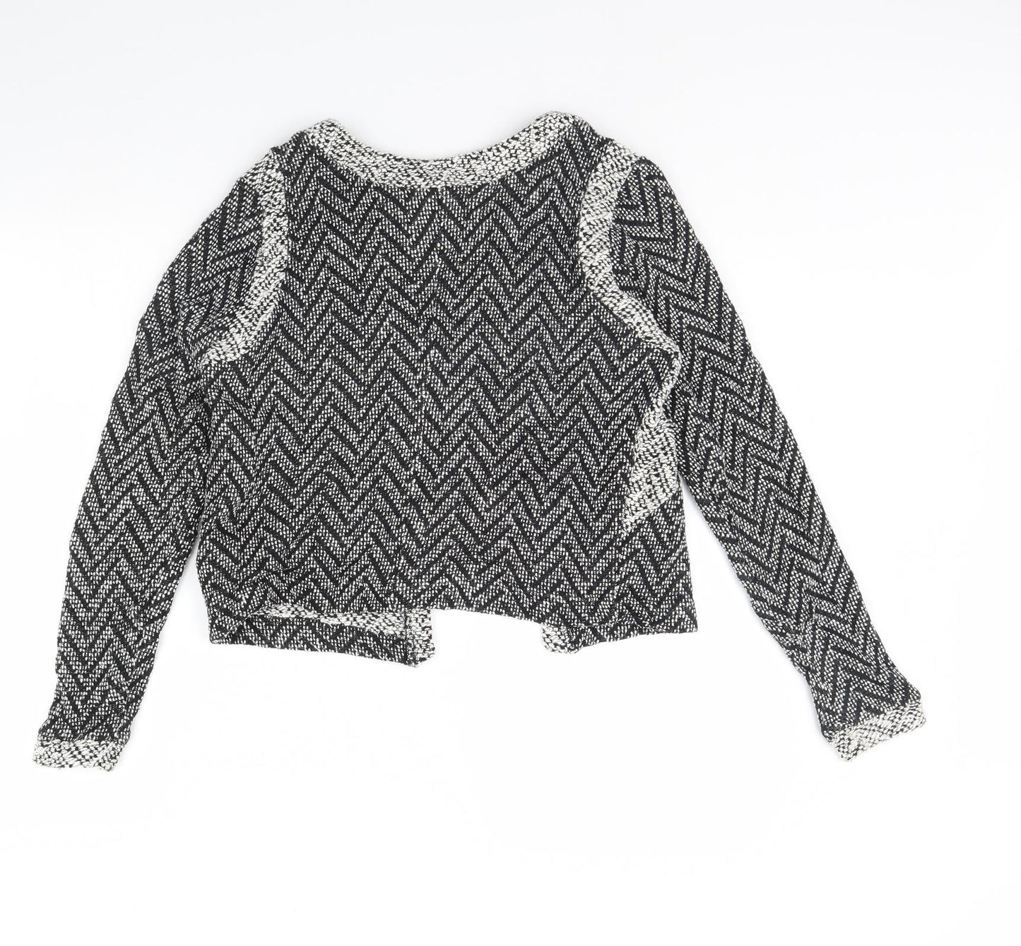 Miss Selfridge Womens Black Herringbone  Jacket  Size 12