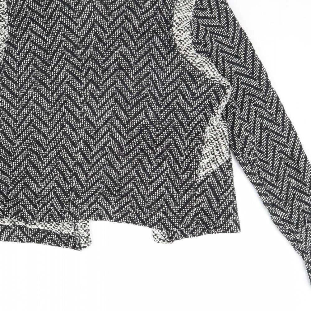 Miss Selfridge Womens Black Herringbone  Jacket  Size 12