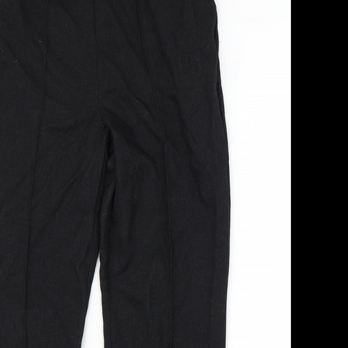 Papaya Womens Black   Trousers  Size 12 L25 in