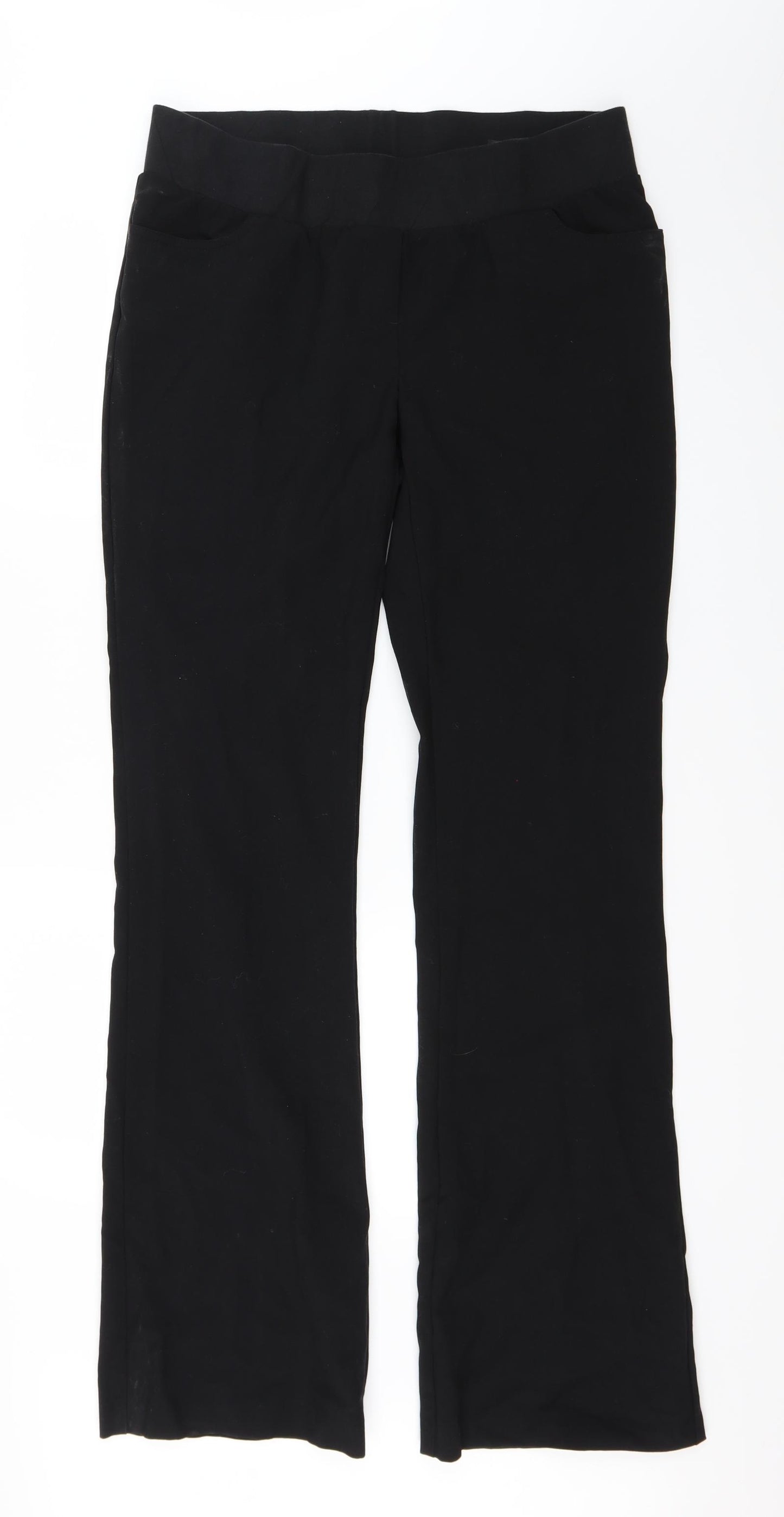 NEXT Womens Black   Trousers  Size 12 L32 in
