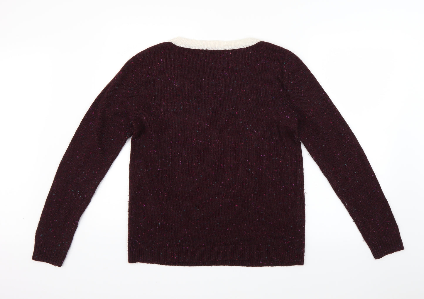 TU Womens Purple   Pullover Jumper Size 14  - Christmas