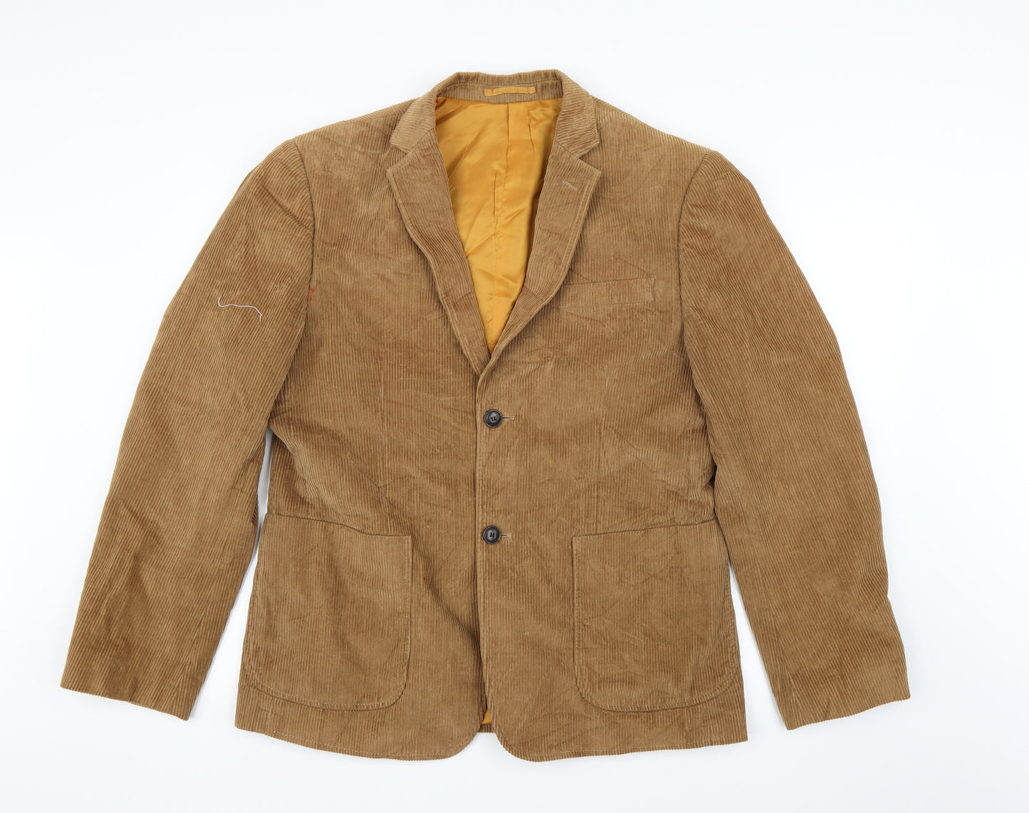 Sterling Mens Beige  Corduroy Jacket Blazer Size 42
