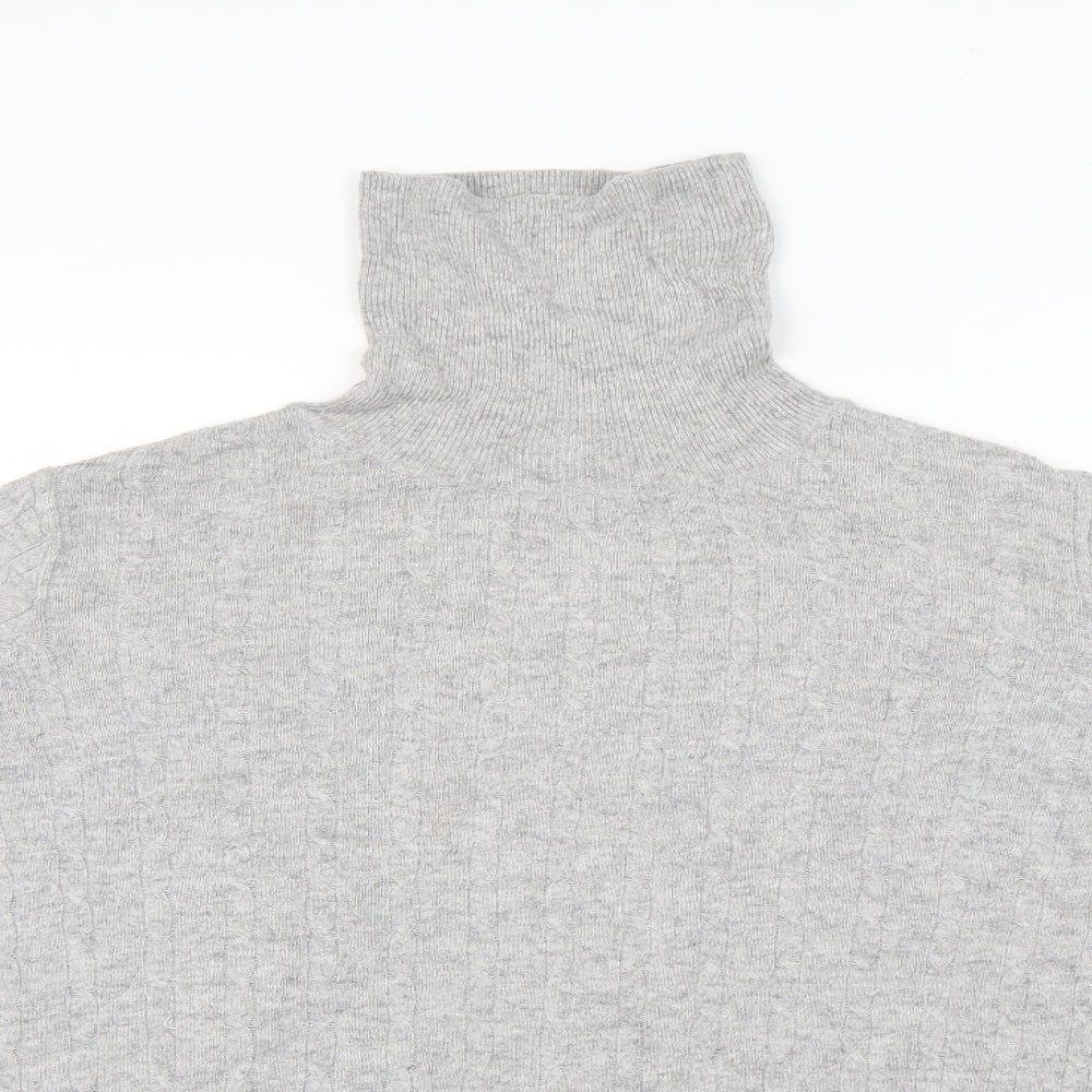 H&M Womens Grey   Basic Blouse Size M