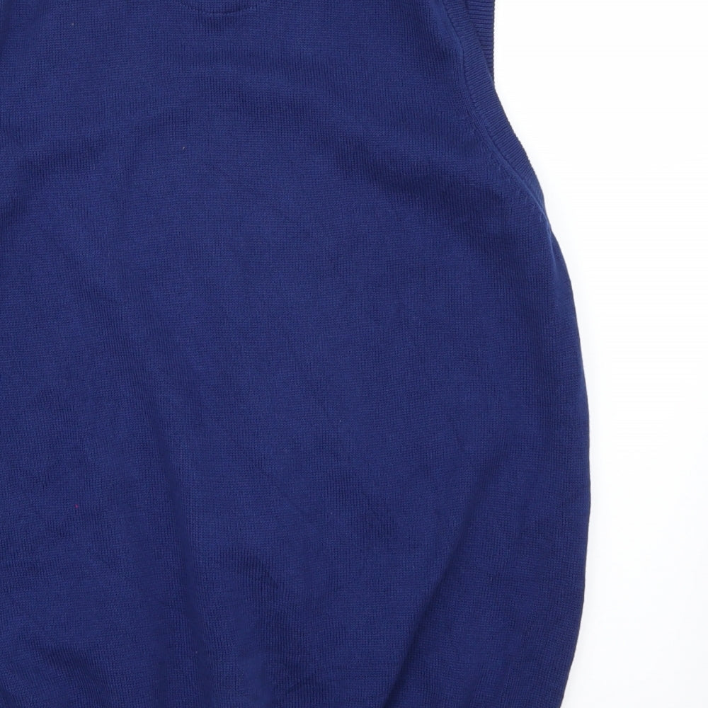 Marks and Spencer Mens Blue   Vest Jumper Size M