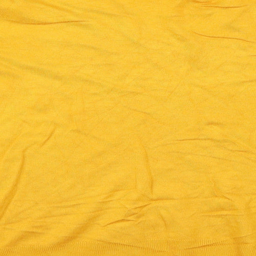 George Womens Yellow   Basic Blouse Size 8