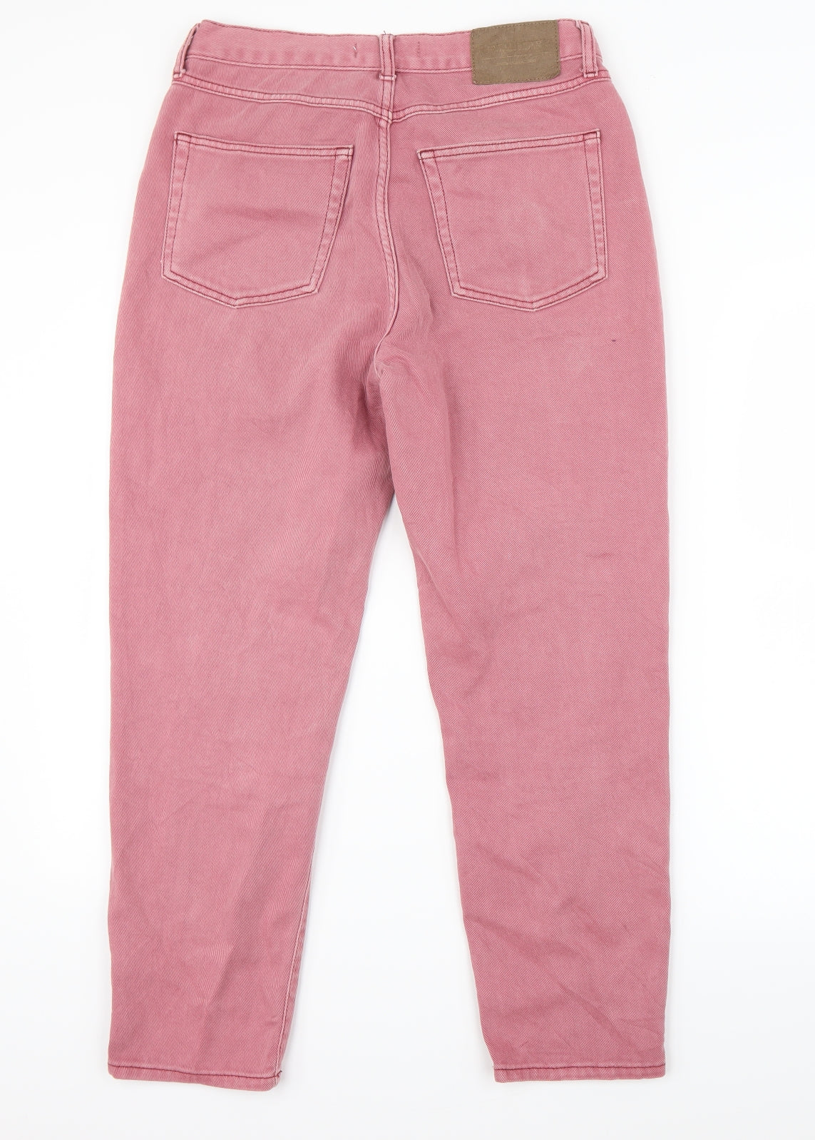 Pull&Bear Womens Pink  Denim Straight Jeans Size 12 L25 in