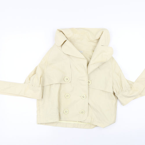 Miss Selfridge Womens Ivory   Jacket Coat Size 10