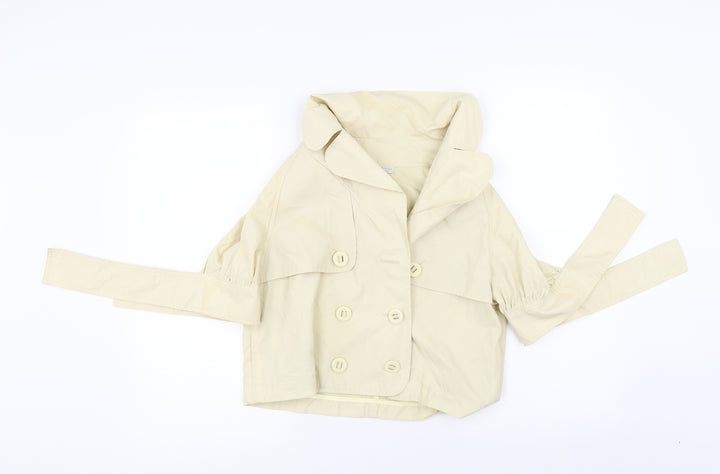 Miss Selfridge Womens Ivory   Jacket Coat Size 10