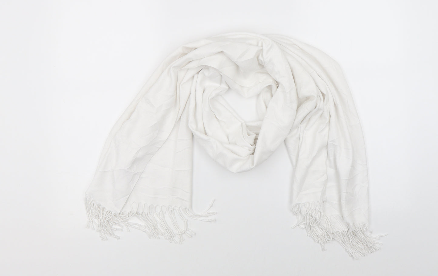 Preworn Womens White    Shawl/Wrap