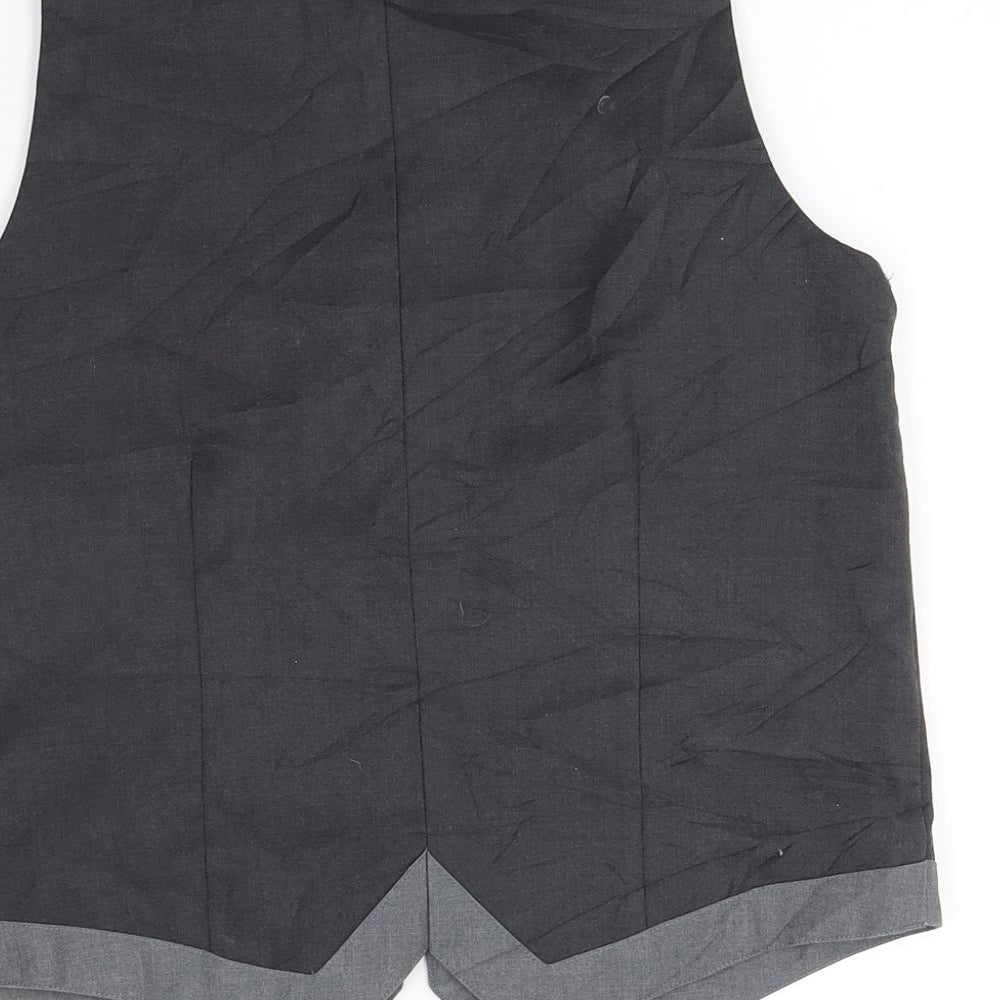 Marks and Spencer Boys Grey   Jacket Waistcoat Size 11 Years