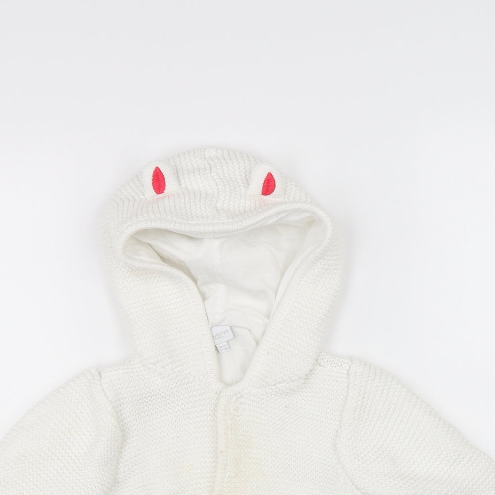 Blue Zoo Baby White   Jacket Coat Size 18-24 Months