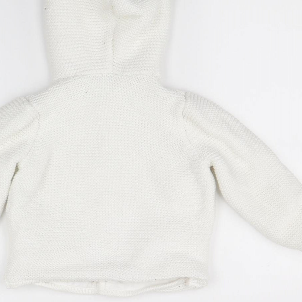 Blue Zoo Baby White   Jacket Coat Size 18-24 Months
