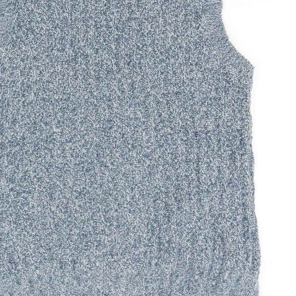 Damart Womens Blue  Knit Cardigan Jumper Size 12