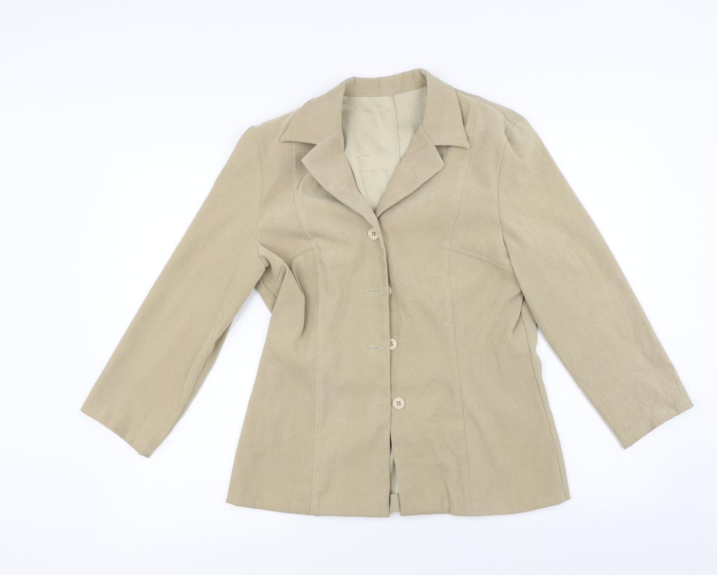 Essentials Womens Beige   Jacket  Size 10