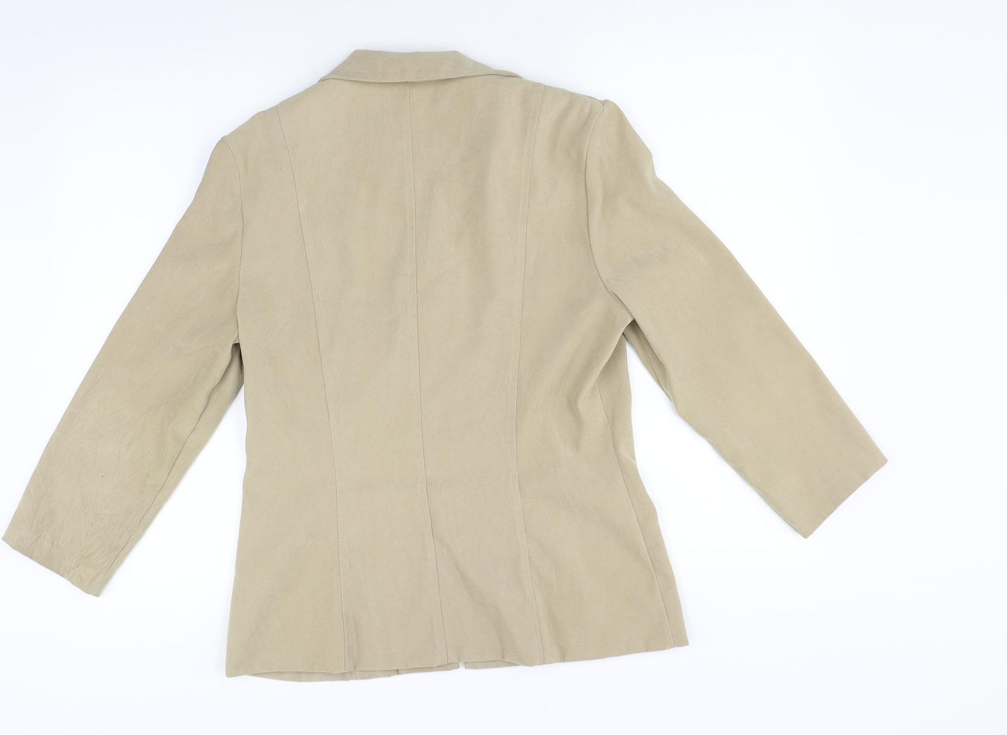 Essentials Womens Beige   Jacket  Size 10
