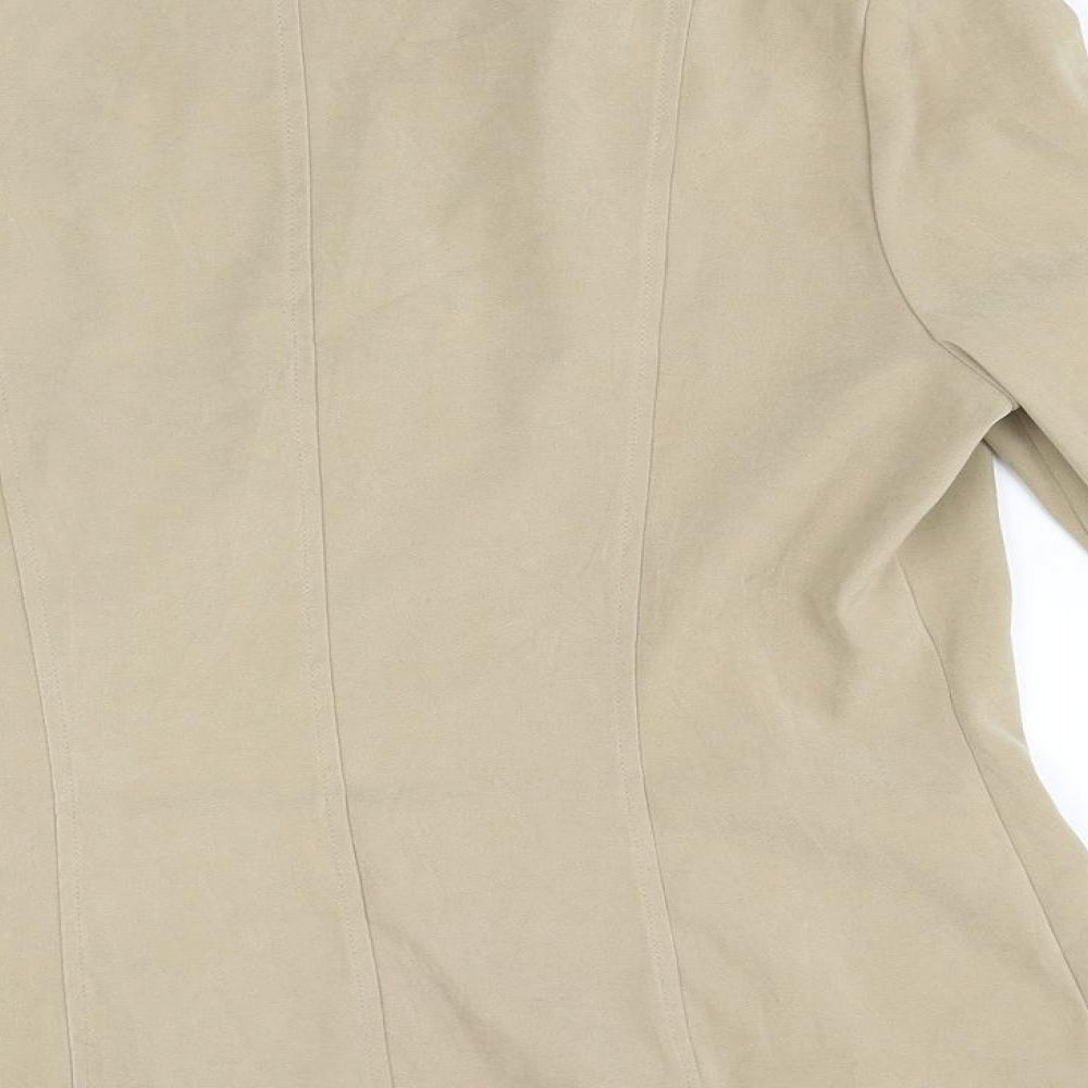 Essentials Womens Beige   Jacket  Size 10