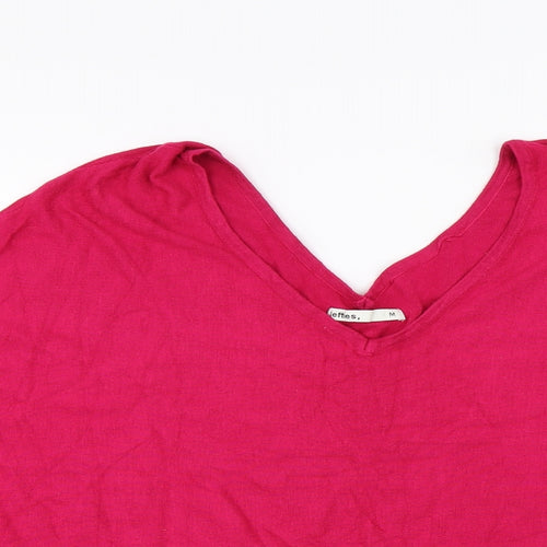 Lefties Womens Red  Knit Pullover Jumper Size M