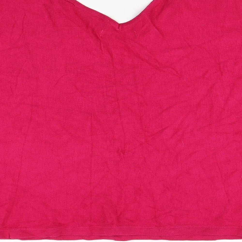 Lefties Womens Red  Knit Pullover Jumper Size M