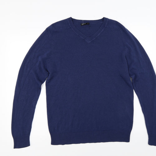 Ceader wood state Mens Blue  Knit Pullover Jumper Size M