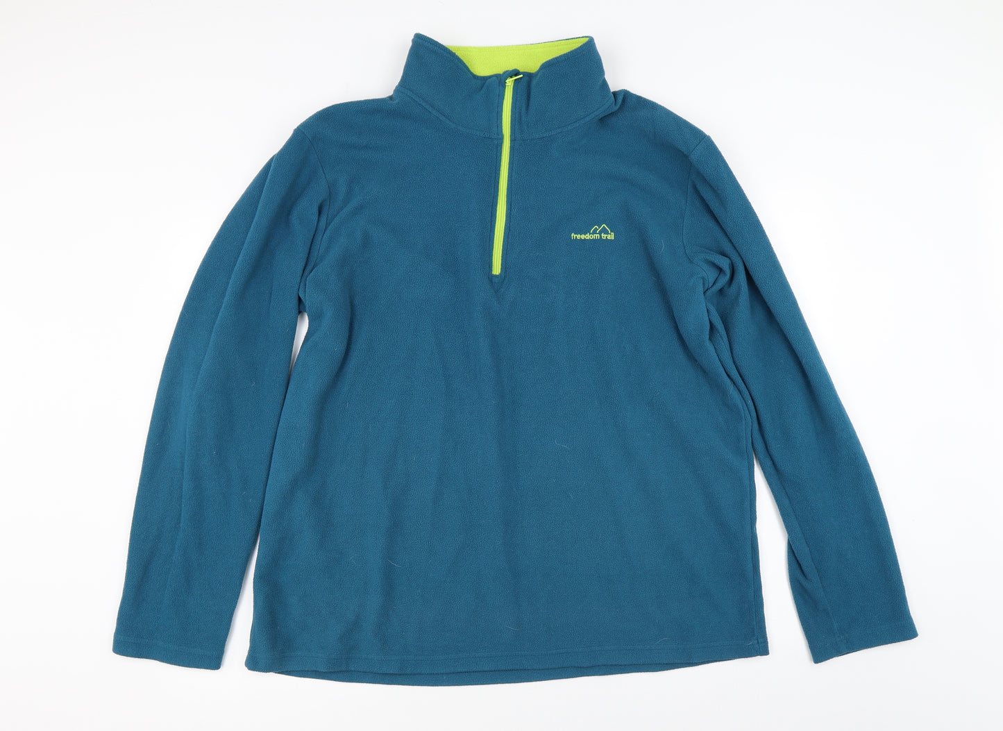 Freedom trail Mens Blue  Fleece Jacket Coat Size XL