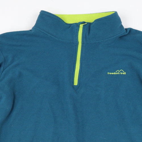 Freedom trail Mens Blue  Fleece Jacket Coat Size XL