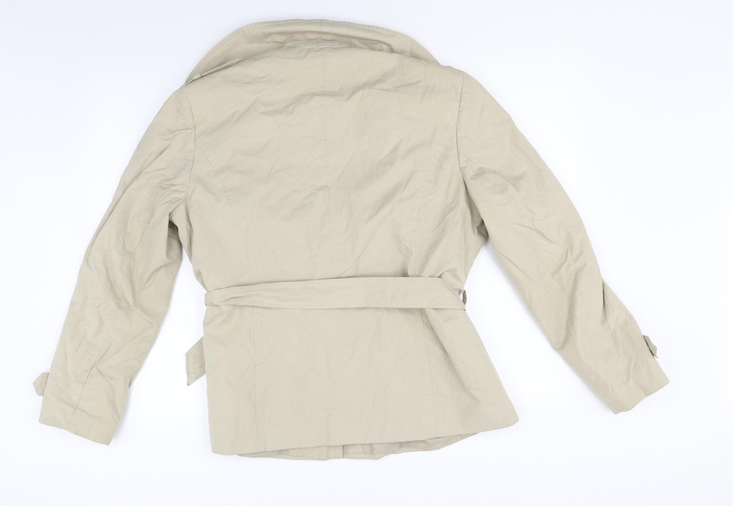 Automany Womens Beige   Jacket Coat Size 16