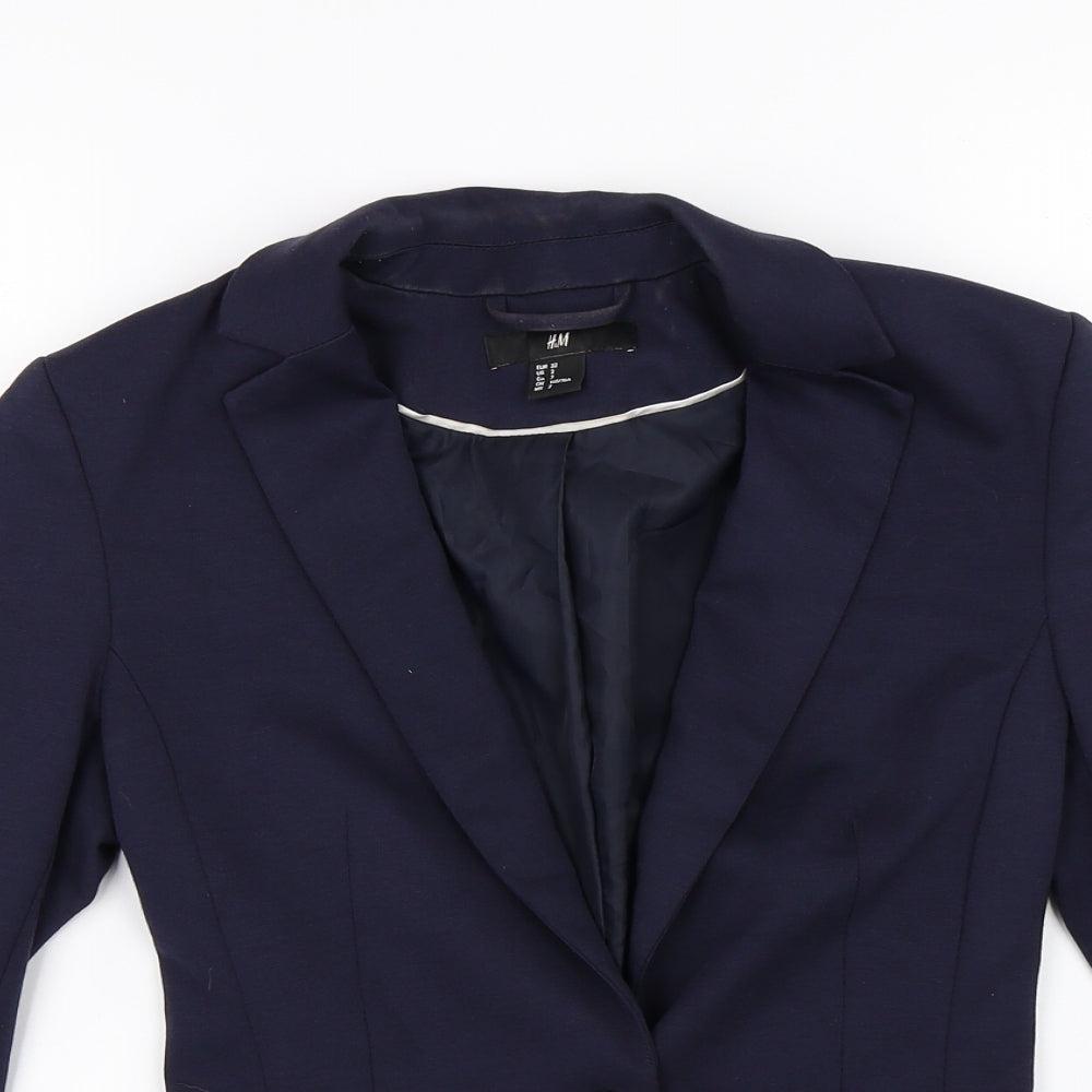 H&M Womens Blue   Jacket  Size XS
