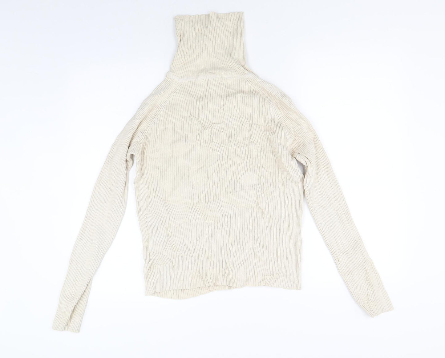 Tuchuzy Womens Beige   Pullover Jumper Size S