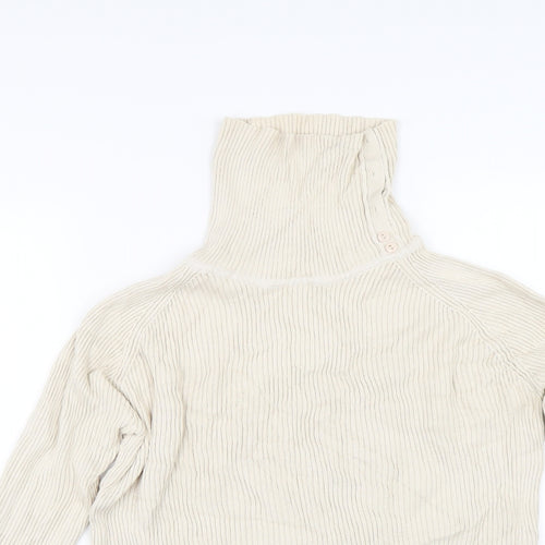 Tuchuzy Womens Beige   Pullover Jumper Size S