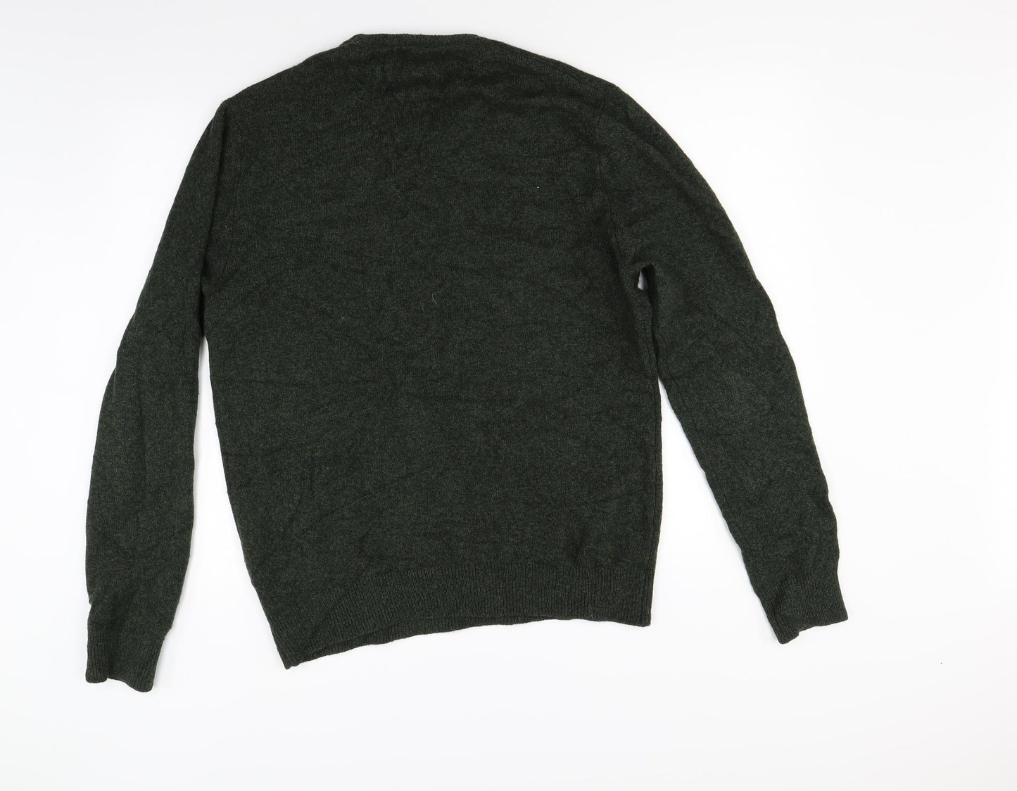 Jack Wills Mens Green  Knit Pullover Jumper Size L