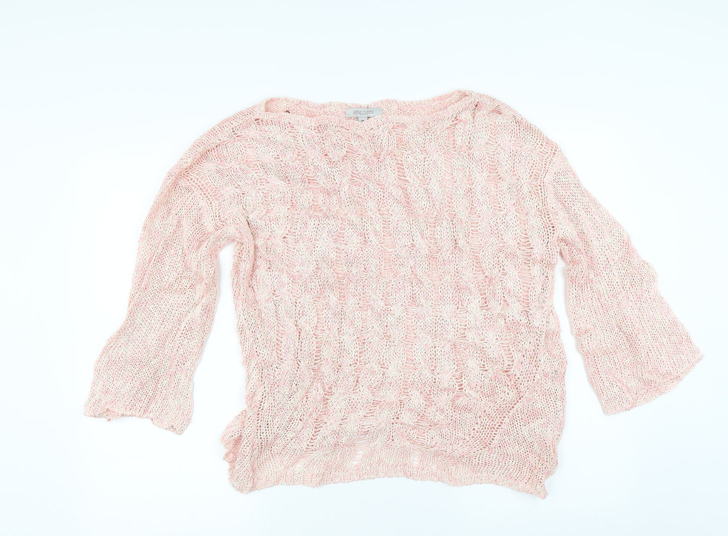 Great planes Womens Pink  Knit Pullover Jumper Size M