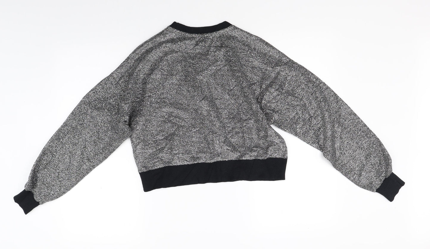 Sinsay Womens Silver   Pullover Jumper Size S