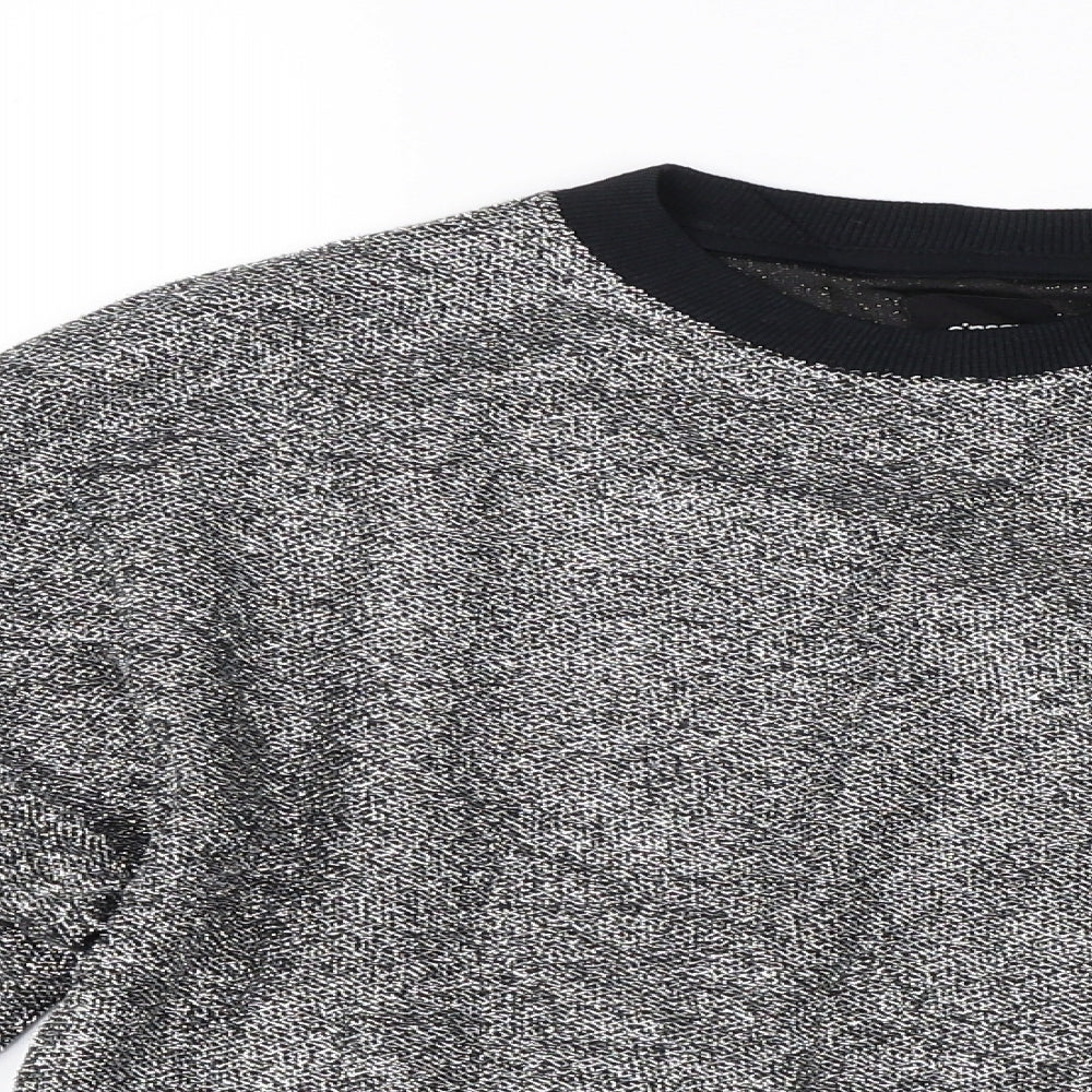 Sinsay Womens Silver   Pullover Jumper Size S