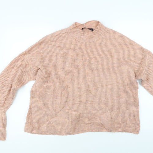 Marks and Spencer Womens Beige  Knit Pullover Jumper Size M