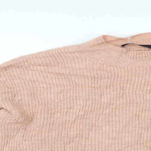 Marks and Spencer Womens Beige  Knit Pullover Jumper Size M