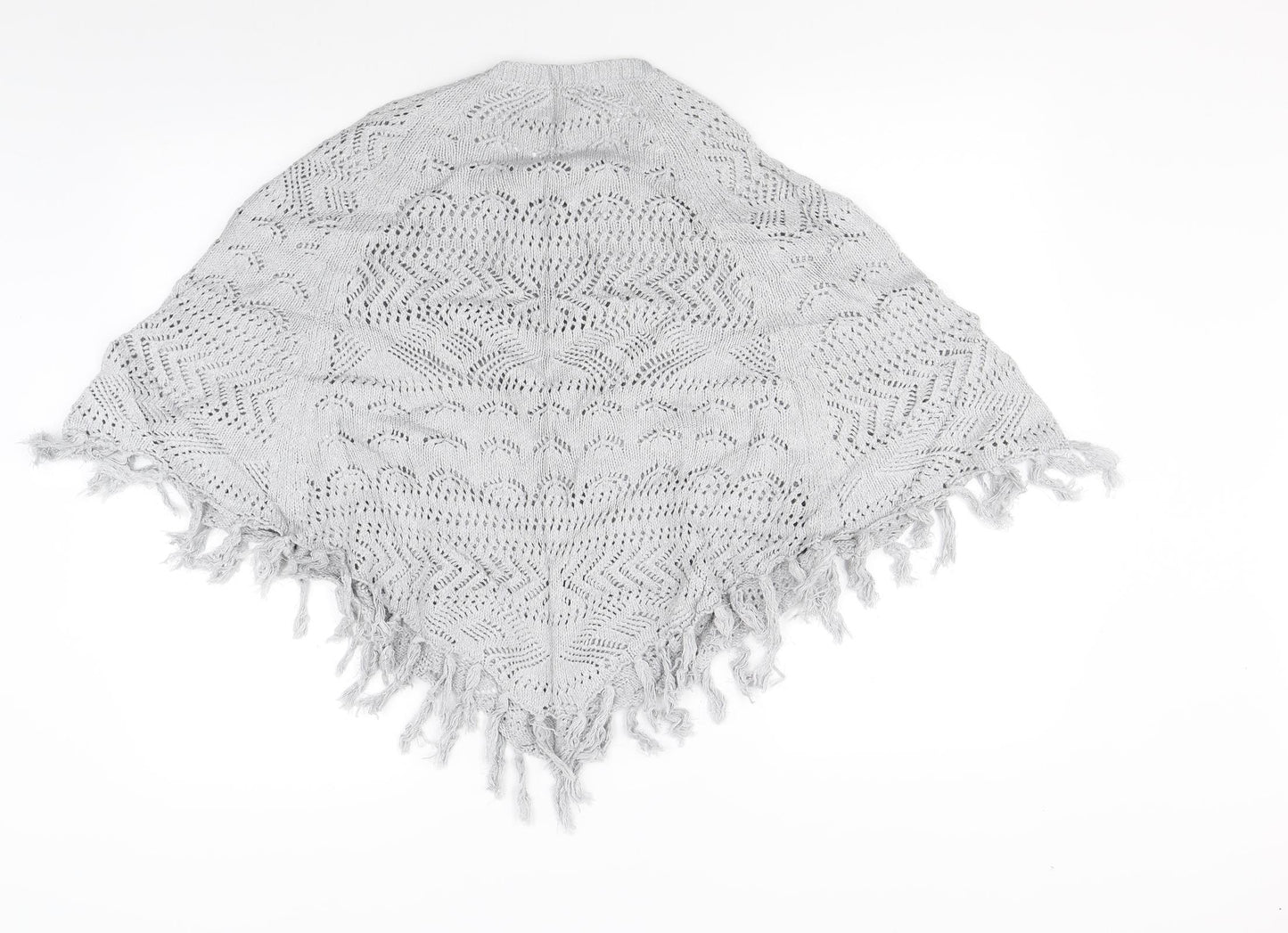 Garnet hill  Girls Grey   Cape Jumper Size XL  - Organic Cotton