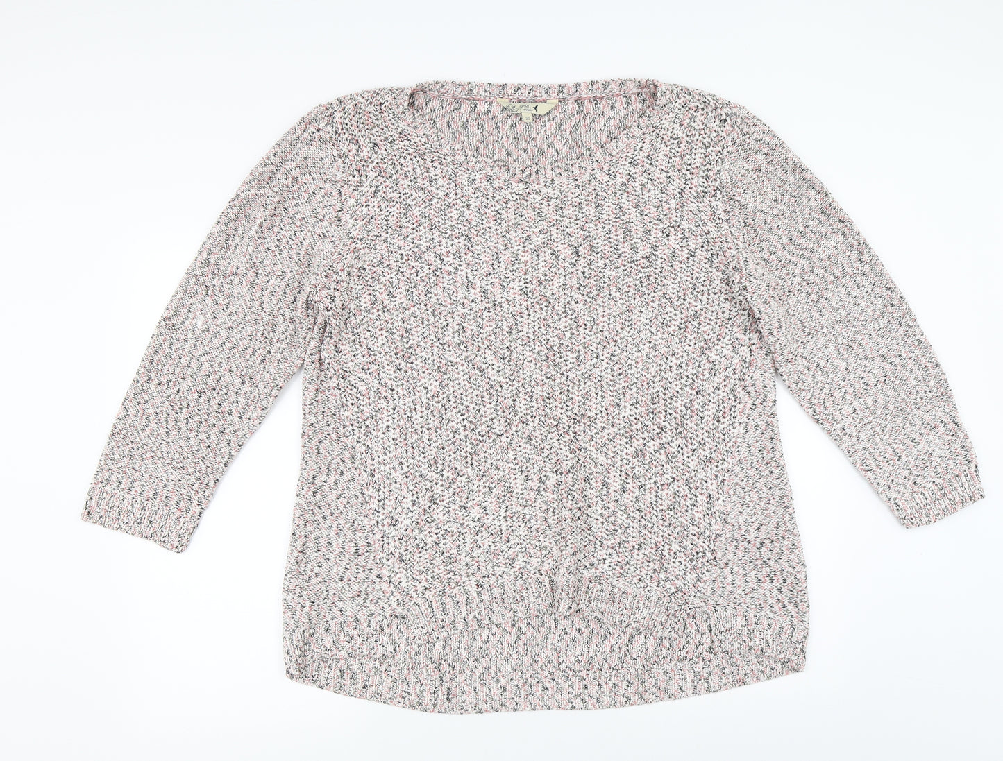 M&Co Womens Grey  Knit Pullover Jumper Size 20