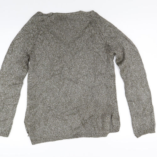 Ax Womens Green  Knit Pullover Jumper Size 8