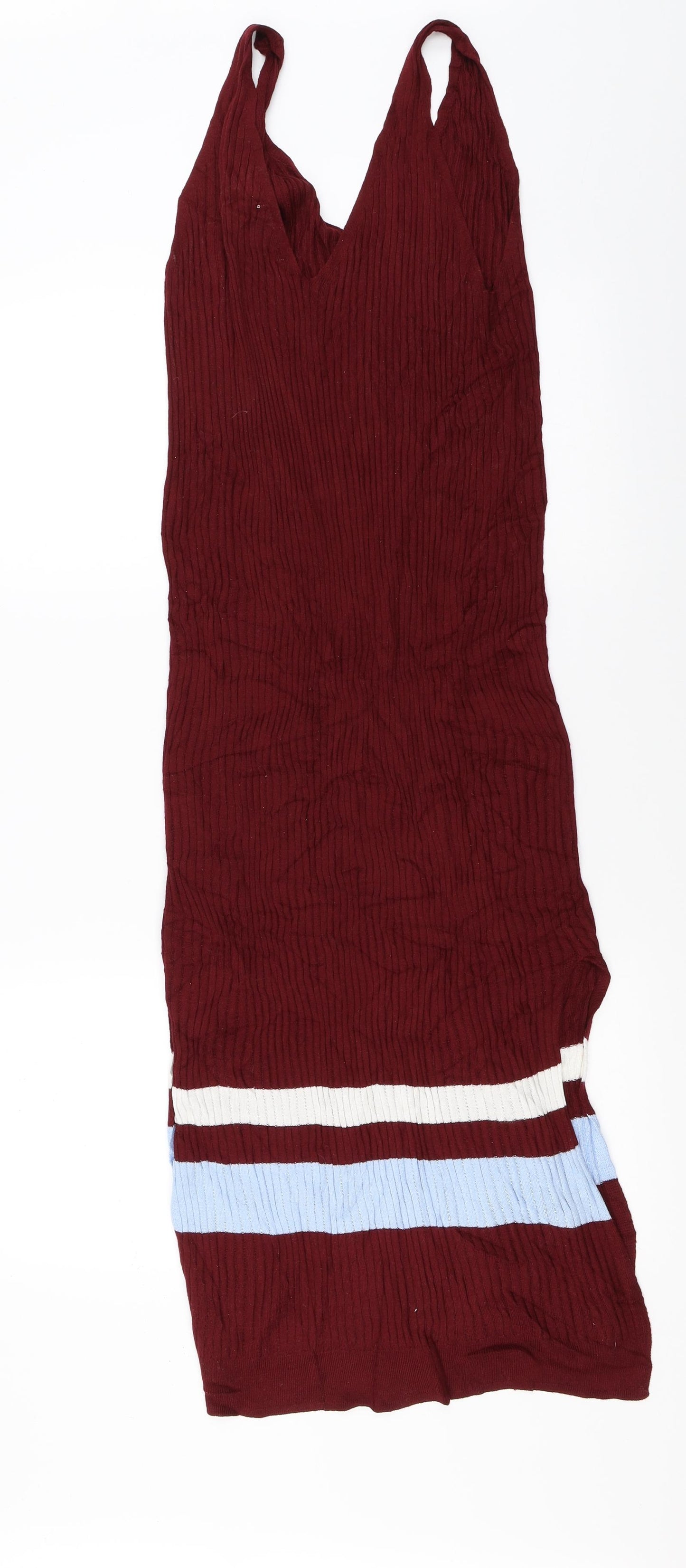H&M Girls Red  Knit Pencil Dress  Size 15-16 Years