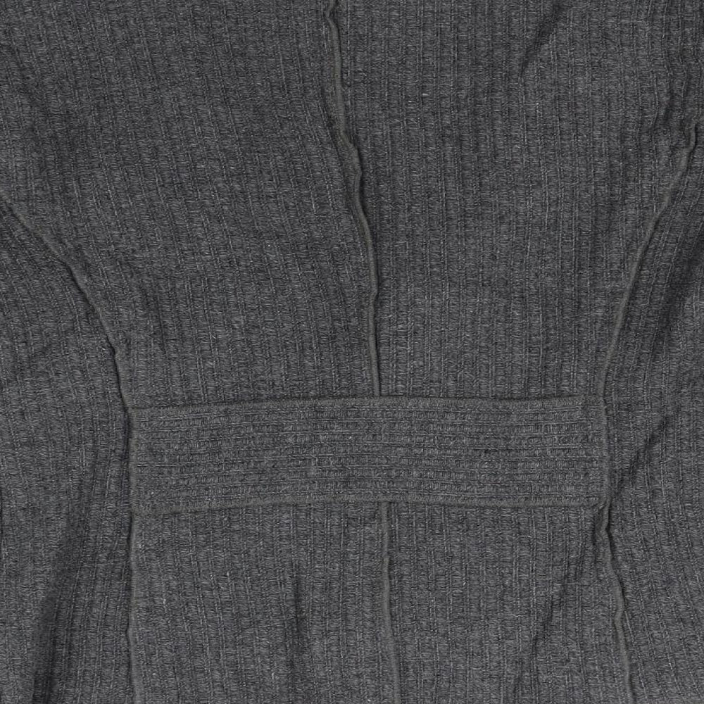 Marks and Spencer Womens Grey  Knit Jacket Coat Size 12