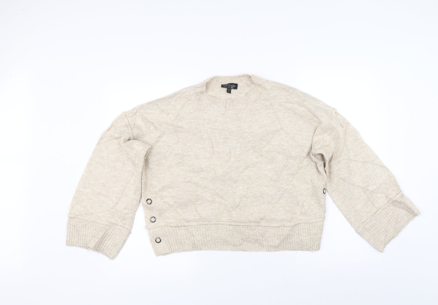 Topshop Womens Beige   Pullover Jumper Size 6