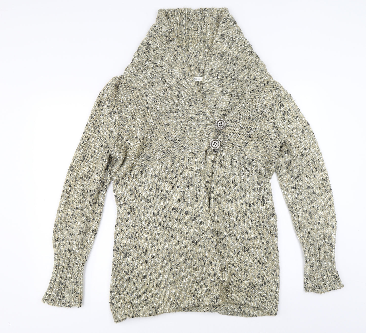 Marks and Spencer Womens Green   Cape Jumper Size 16