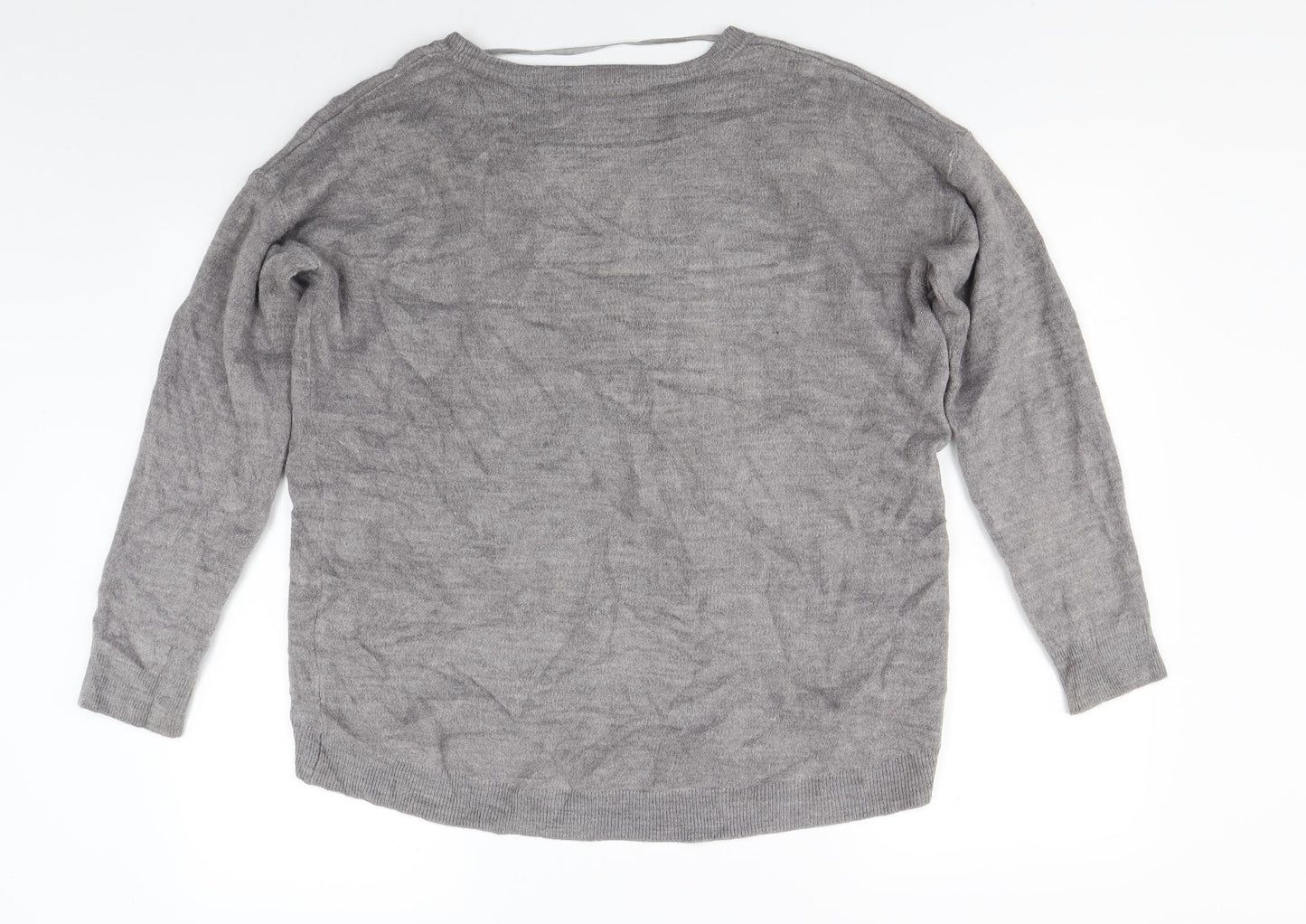Atmosphere Womens Grey  Knit Pullover Jumper Size 12