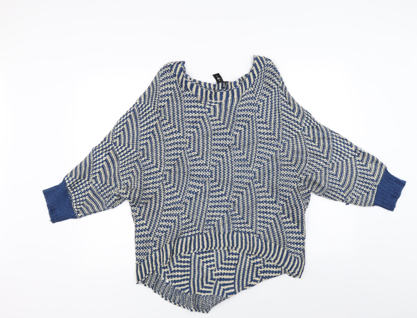 Izalela Womens Grey  Knit Pullover Jumper Size 10
