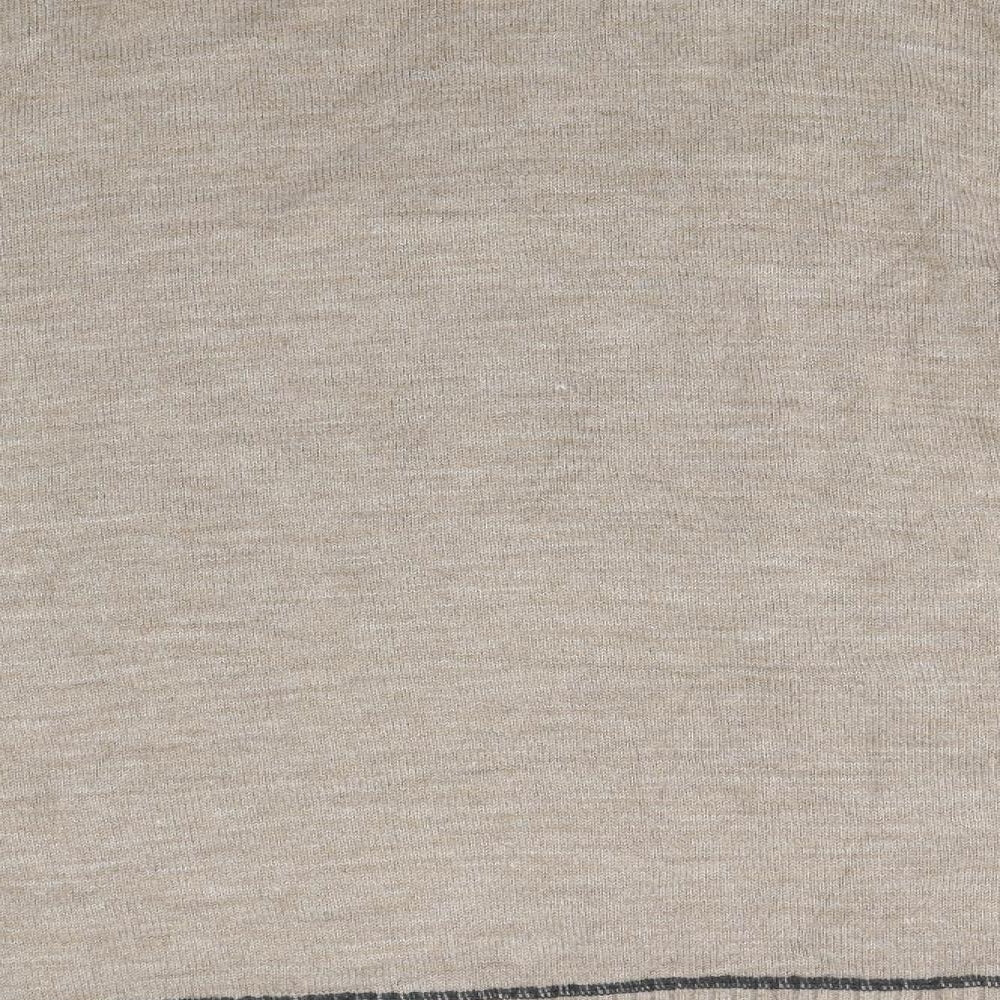 Southbay Mens Beige  Knit Henley Jumper Size 2XL