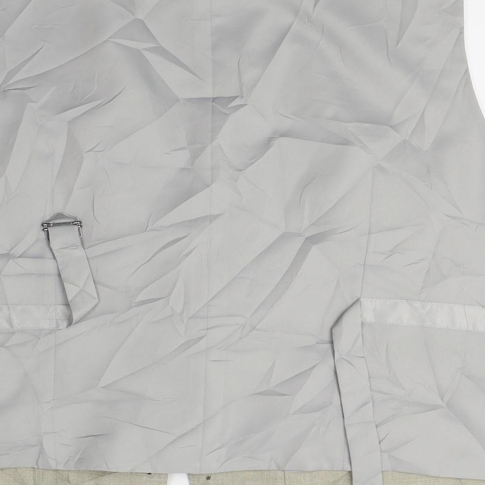 Marks and Spencer Mens Beige   Jacket Waistcoat Size 2XL