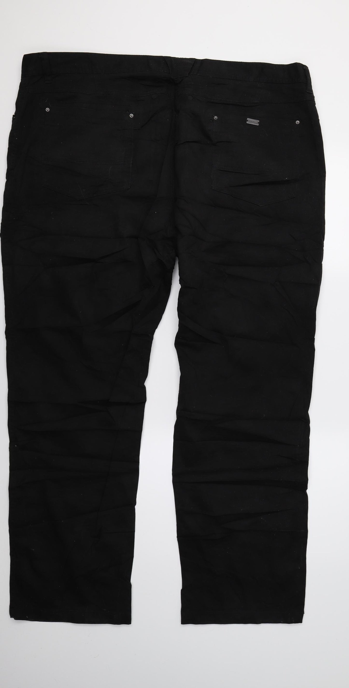 Regatta Mens Black  Denim Straight Jeans Size 44 in L30 in